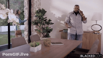 African American Alexis Tae BBC Cowgirl GIF