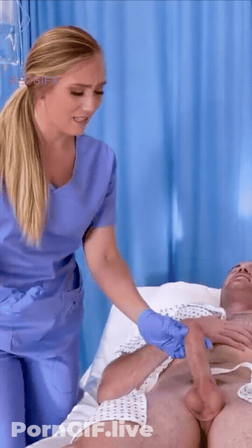 AJ Applegate Blowjob Nurse GIF