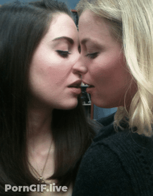 Alison Brie And Gillian Jacobs: A Celebrity Simulation GIF