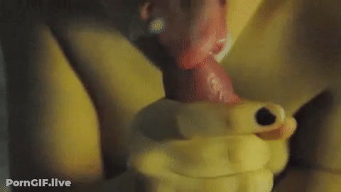 Amateur Babes Giving Amazing Blowjobs - Cumshots Inside GIF