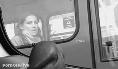Amateur Bus Ride: Outdoor Voyeur Experience GIF