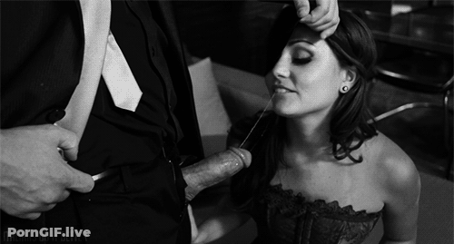 Ariana Marie Gets A Blowjob GIF