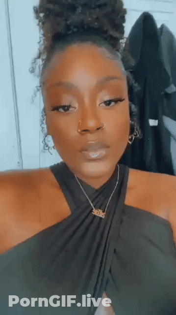 Astoldbyallie's Big Tits Celebrity: Ebony Non-Nude GIF