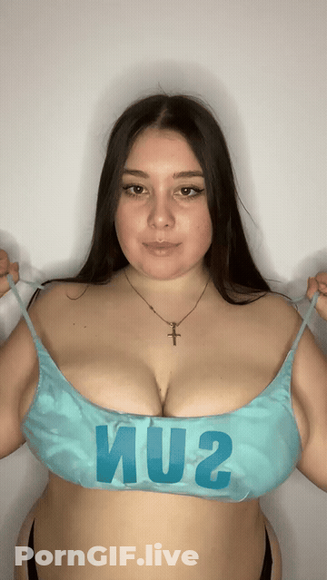 Babe Big Tits Boobs GIF