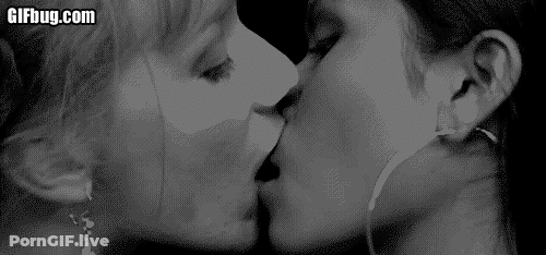 Babe Gets A Sizzling Blowjob From Her Hot Friend GIF