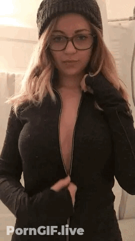 Babes In Black: A Sultry Snap Of A Sexy Chick GIF