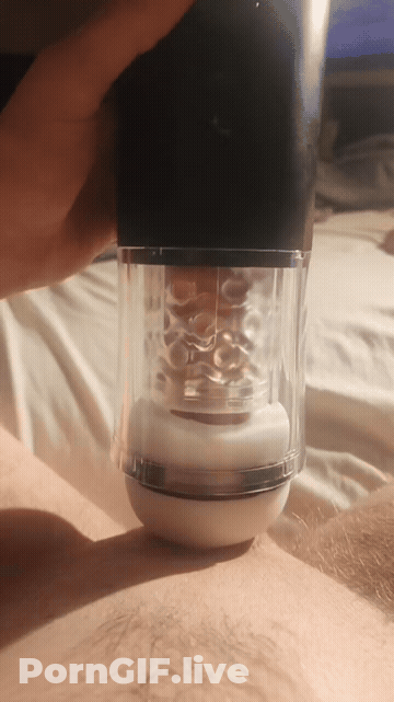 Big Dick Cum Masturbating GIF