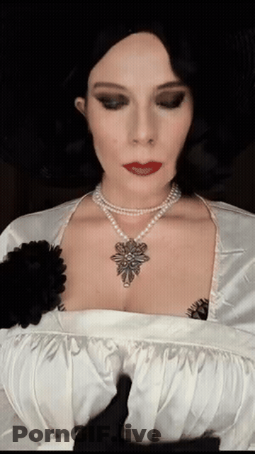 Big Tits Boobs Cosplay Eye Contact GIF