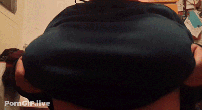 Big Tits Flashing Reveal GIF