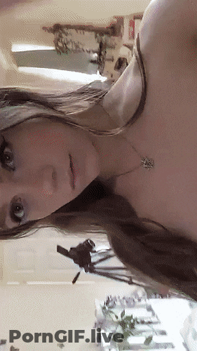 Big Tits Selfshot: Pussy Explosion GIF