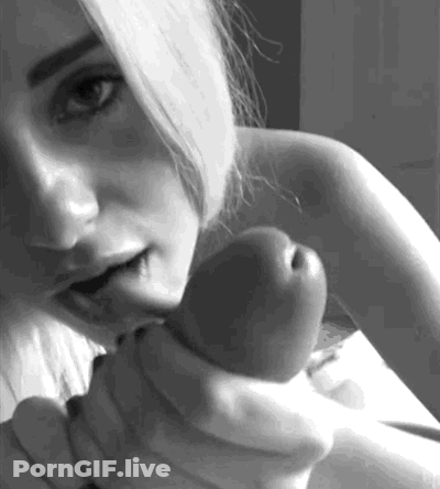 Blonde Babe Naomi Woods Gives A Sizzling Handjob GIF