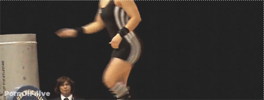 Blonde Cute Pixie Cut Samantha Wright Supercute Tomboy Weight Lifting GIF