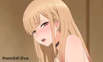 Blonde Hentai Standing Doggy GIF