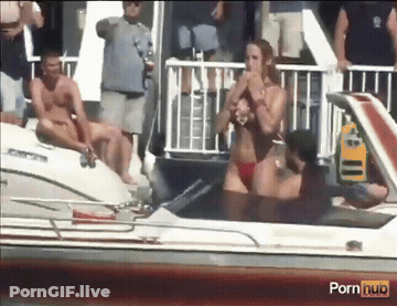 Boat Boobs Flashing GIF