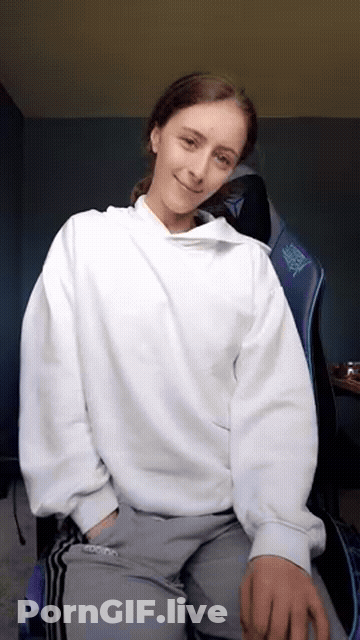 British Cute Natural Tits Nipples GIF