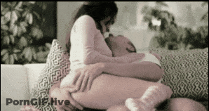 Brunette Babe Gets Her Ass Handled GIF