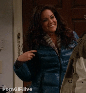 Brunette Celebrity Smiling At The Camera GIF