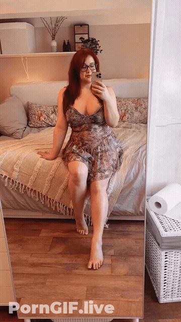 Chubby Cleavage Curvy Dress GIF