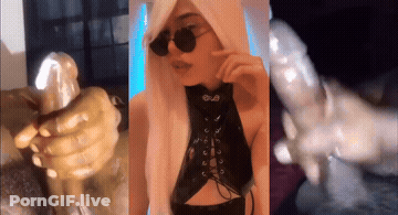 Cosplay Cumshot Split Screen Porn TikTok GIF