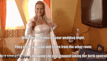Creampie Cuckold Wedding GIF