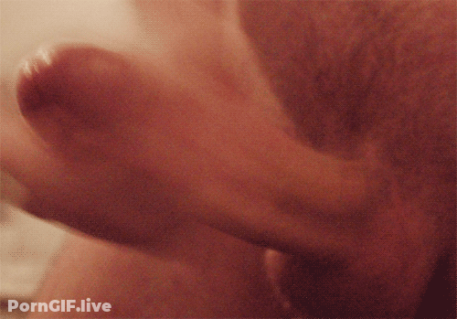 Dick Dripping With Masturbation GIF