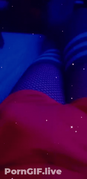 Femboy Fishnet Gay GIF