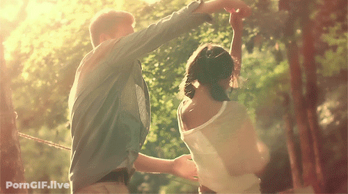 Get Your Freak On With This Hot Couple Dancing In The Sunshine GIF