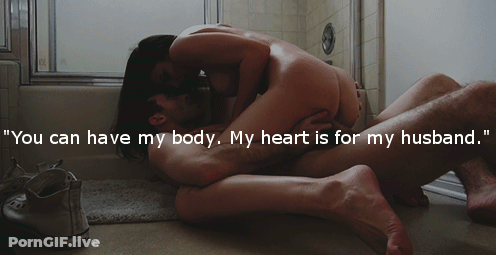 Hotwife Material: Caption Cheating GIF