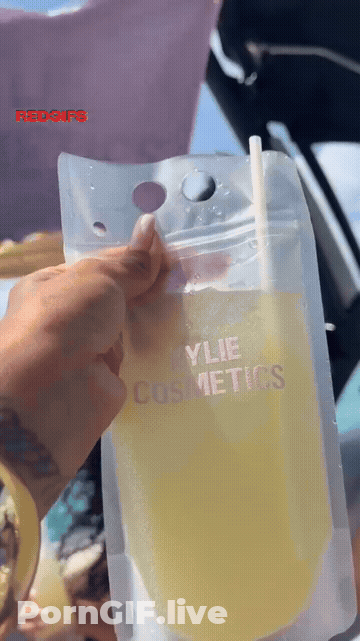 Kylie Slushies On A Boat - Ig June 2026 GIF