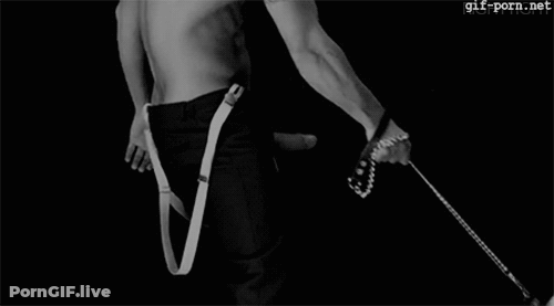 Leash Pull Blowjob GIF