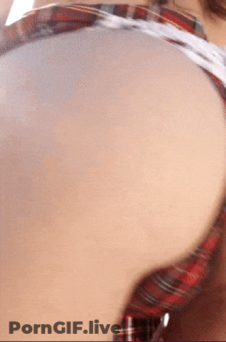 Plaid Skirt Pussy: Get Your Kink On GIF