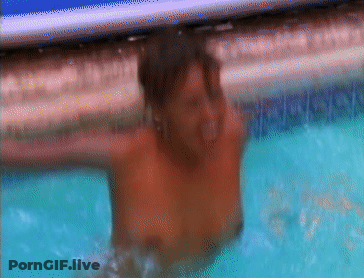 Pool Naked: A Sizzling Sensual Swim GIF