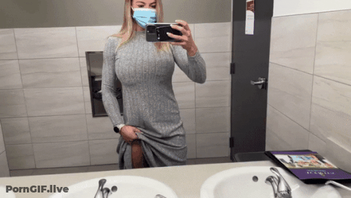 Public Wc Selfie GIF