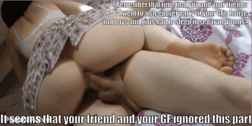 Remember That Time That You Cheated On Your Girlfriend At A Sleepover? GIF