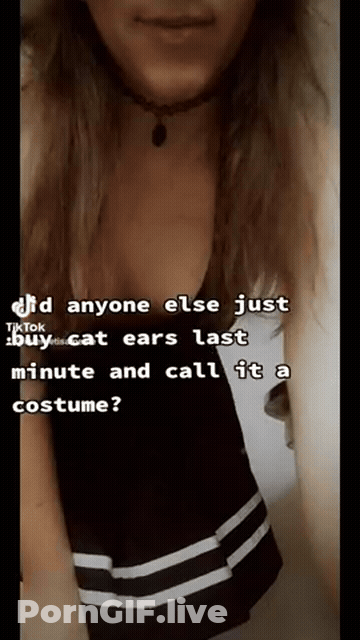 SFW Smoking TikTok Trans GIF
