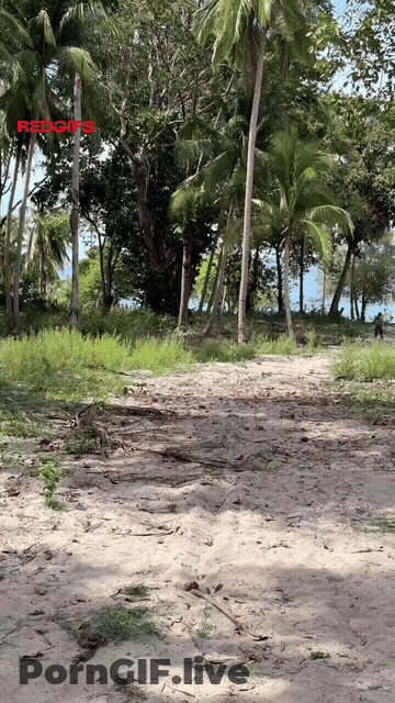 Stripping Down While Someone Walked Away In The Background GIF