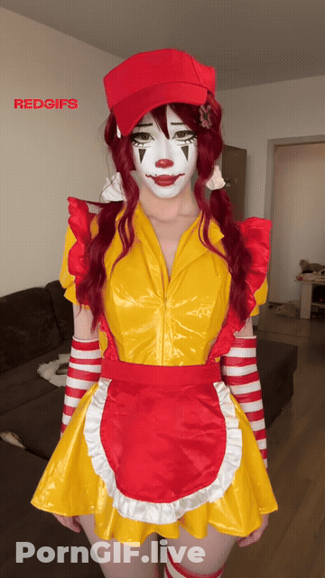 Undress Your Clown Gf ;3 GIF