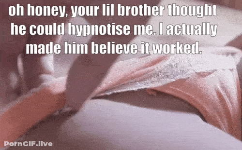 Your Little Brother Thought He Could Hypnotize Me GIF