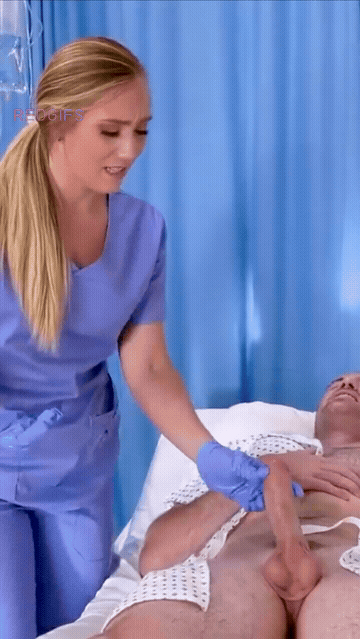 Aj Applegate Blowjob Nurse GIF