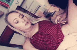 AJ Applegate's Babes: A Blonde Interracial Experience GIF