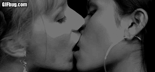 Babe Gets A Sizzling Blowjob From Her Hot Friend GIF