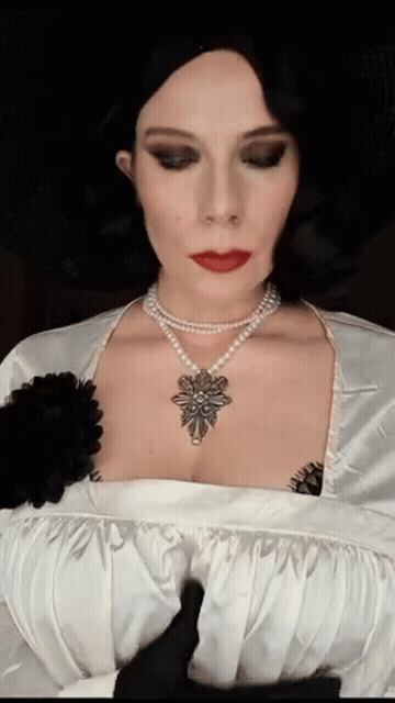 Big Tits Boobs Cosplay Eye Contact GIF