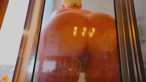Blonde Bimbo Babes With Big Tits: Amateur Porn GIF