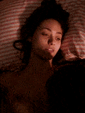 Emmy Rossum's Brunette Topless Celebrity Moment GIF