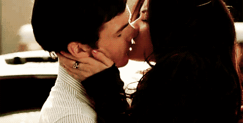Get Your Kink On: Two Hot People Kissing GIF