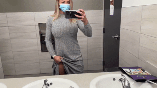 Public Wc Selfie GIF