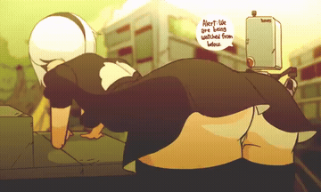 2B (Diives) [Nier Automata] GIF