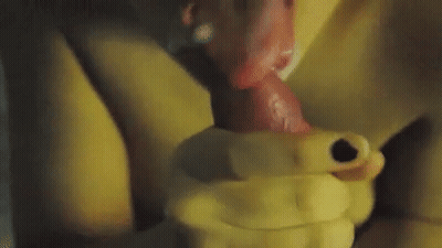 Amateur Babes Giving Amazing Blowjobs - Cumshots Inside GIF