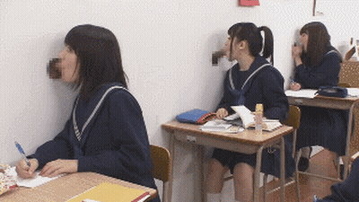 Asian Blowjobs: Two Asian Girls Give Each Other A Hot Blowjob GIF