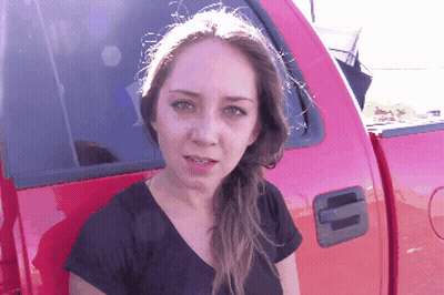 Babes, Pornstar Remy Lacroix Gets Naughty In The Red Truck GIF